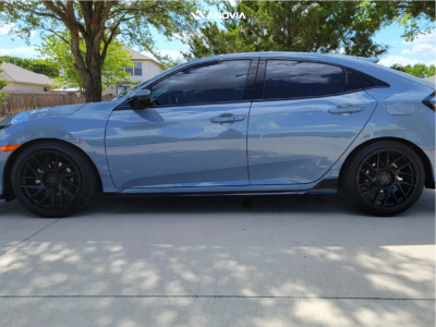 1 2021 Civic Honda Sport Eibach Lowering Springs Anovia Elder Raven Black