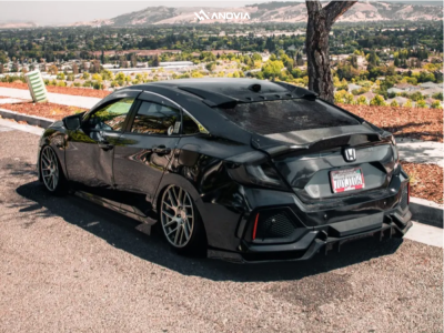 1 2016 Civic Honda Ex L Air Lift Performance Air Suspension Anovia Elder Brushed Apollo Silver