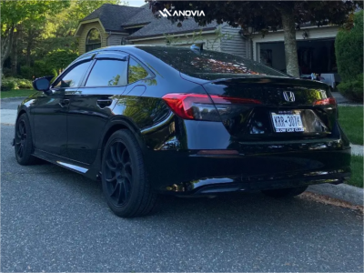 1 2022 Civic Honda Ex Stock Stock Anovia Night Raven Black