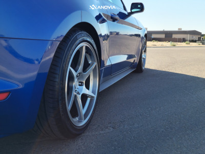 1 2017 Mustang Ford Ecoboost Roush Yates Lowering Springs Anovia Titan Brushed Apollo Silver