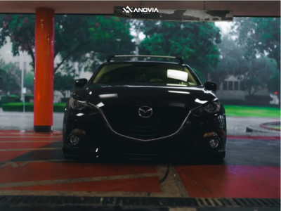 1 2015 3 Mazda S Grand Touring Air Lift Performance Air Suspension Anovia Titan Brushed Apollo Silver