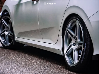 1 2017 Civic Honda Ex Bc Racing Lowering Springs Anovia Carrier Brushed Apollo Silver