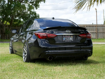 1 2019 Q50 Infiniti Luxe Rs R Lowering Springs Anovia Elder Brushed Apollo Silver