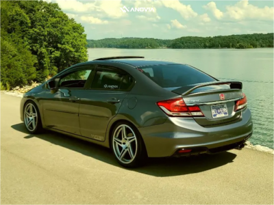 1 2015 Civic Honda Si Raceland Coilovers Anovia Carrier Brushed Apollo Silver