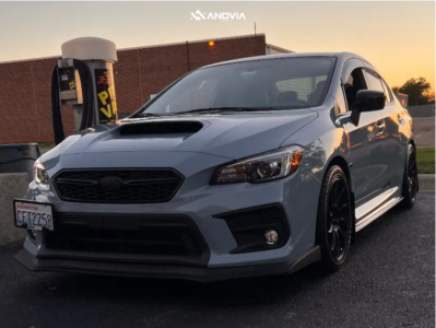 2019 Subaru WRX - 18x8.5 35mm - Anovia Night - Stock Suspension - 245/40R18