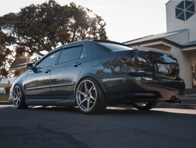 1 2004 Corolla Toyota S Bc Racing Coilovers Anovia Titan Brushed Apollo Silver