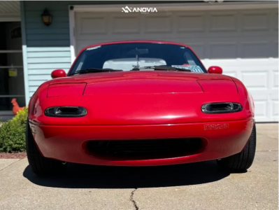 1 1990 Miata Mazda Base Raceland Coilovers Anovia Kano Gunmetal Grey