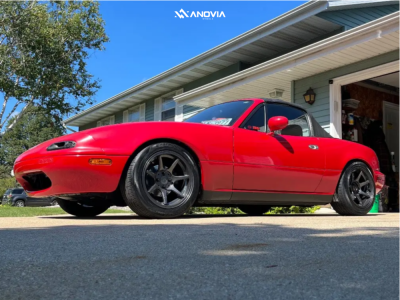 1 1990 Miata Mazda Base Raceland Coilovers Anovia Kano Gunmetal Grey