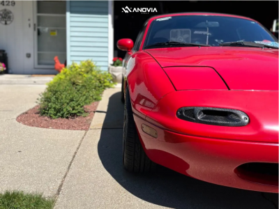 1 1990 Miata Mazda Base Raceland Coilovers Anovia Kano Gunmetal Grey