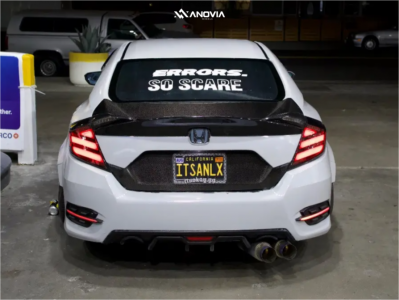 1 2019 Civic Honda Lx Truhart Air Suspension Anovia Elder Brushed Apollo Silver