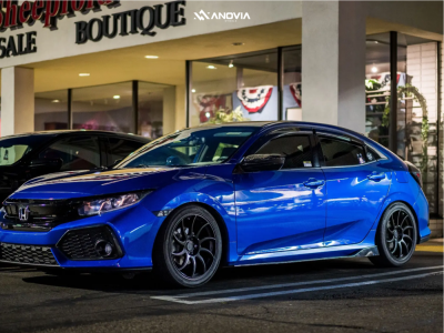 1 2017 Civic Honda Ex Bc Racing Coilovers Anovia Night Raven Black