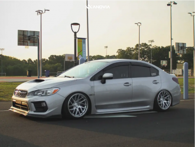 2018 Subaru WRX - 18x9.5 22mm - Anovia Elder - Air Suspension - 225/40R18