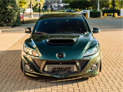 1 2012 3 Mazda Mazdaspeed Air Lift Performance Air Suspension Anovia Elder Brushed Apollo Silver