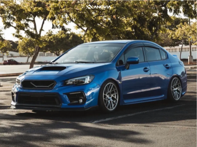 2018 Subaru WRX - 18x9.5 35mm - Anovia Elder - Coilovers - 225/40R18