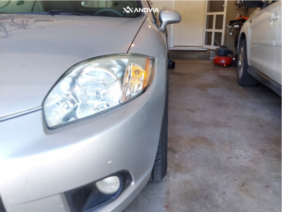 1 2012 Eclipse Mitsubishi Spyder Gs Sport Stock Stock Anovia Titan Brushed Apollo Silver