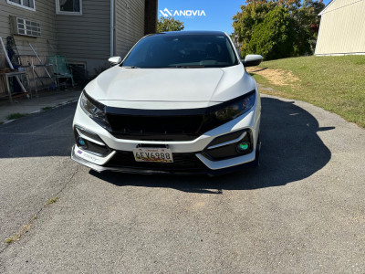 1 2021 Civic Honda Sport Stock Anovia Titan Brushed Apollo Silver