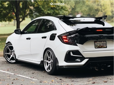 1 2021 Civic Honda Sport Stock Anovia Titan Brushed Apollo Silver