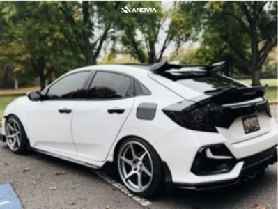 1 2021 Civic Honda Sport Stock Anovia Titan Brushed Apollo Silver