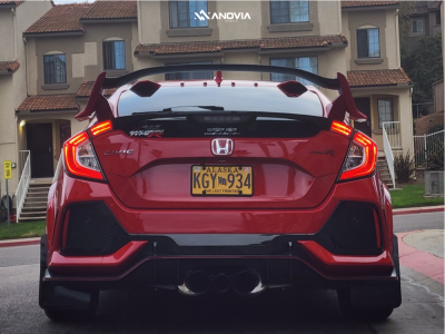 1 2018 Civic Honda Type R Stock Stock Anovia Titan Raven Black