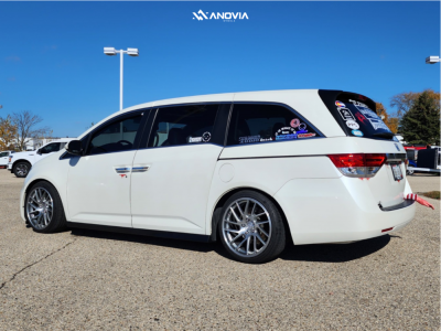 1 2016 Odyssey Honda Ex L Megan Racing Coilovers Anovia Elder Brushed Apollo Silver