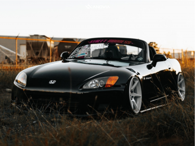 1 2002 S2000 Honda Base Air Lift Performance Air Suspension Anovia Titan Dove White