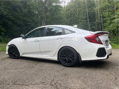 1 2017 Civic Honda Si Eibach Lowering Springs Anovia Elder Raven Black