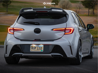 1 2020 Corolla Toyota Xse Rs R Lowering Springs Anovia Titan Brushed Apollo Silver