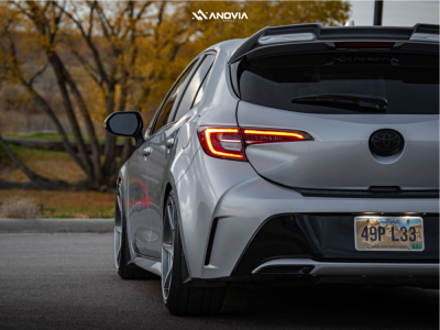 1 2020 Corolla Toyota Xse Rs R Lowering Springs Anovia Titan Brushed Apollo Silver