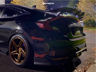 1 2020 Civic Honda Si D2 Racing Lowering Springs Anovia Carrier Brushed Apollo Silver