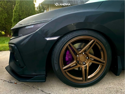 1 2020 Civic Honda Si D2 Racing Lowering Springs Anovia Carrier Brushed Apollo Silver