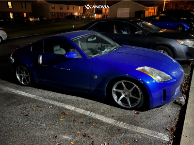 2003 Nissan 350Z - 18x9.5 30mm - Anovia Titan - Coilovers - 225/35R18