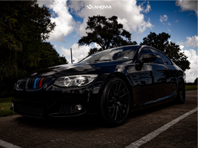 2013 BMW 335i xDrive - 19x9.5 35mm - Anovia Elder - Coilovers - 235/45R19