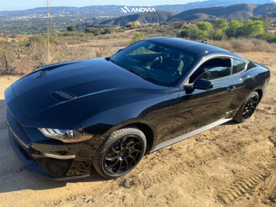 1 2022 Mustang Ford Ecoboost Stock Anovia Night Raven Black