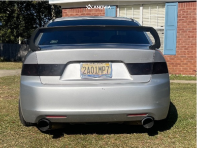 1 2004 Tsx Acura Base Unknown Coilovers Anovia Night Raven Black