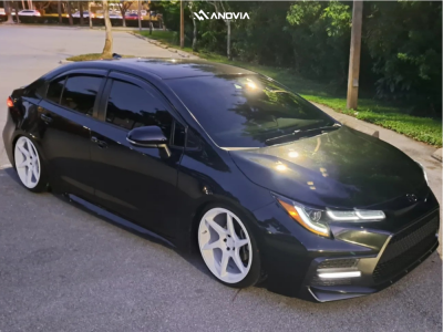 1 2020 Corolla Toyota Se Godspeed Project Coilovers Anovia Titan Dove White