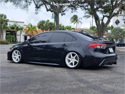 1 2020 Corolla Toyota Se Godspeed Project Coilovers Anovia Titan Dove White