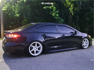 1 2020 Corolla Toyota Se Godspeed Project Coilovers Anovia Titan Dove White