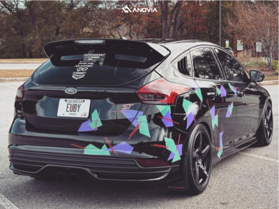 1 2017 Focus Ford St Fortune Auto Coilovers Anovia Kinetic Raven Black