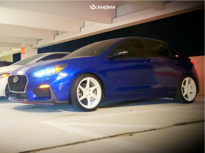 1 2020 Elantra Gt Hyundai N Line Eibach Lowering Springs Anovia Titan Dove White