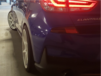 1 2020 Elantra Gt Hyundai N Line Eibach Lowering Springs Anovia Titan Dove White