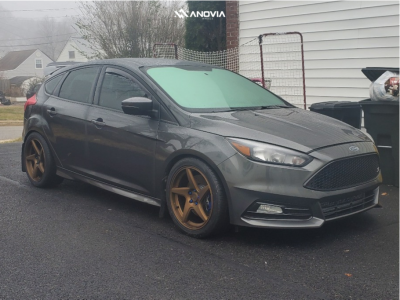 2017 Ford Focus - 18x8.5 40mm - Anovia Kinetic - Lowering Springs - 245/40R18