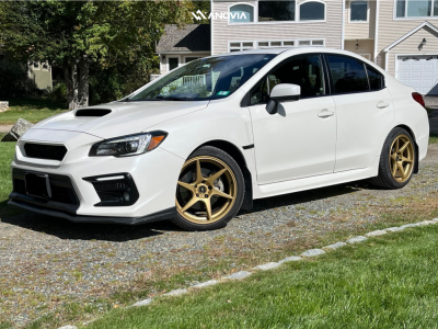 2018 Subaru WRX - 18x9.5 35mm - Anovia Titan - Stock Suspension - 245/40R18