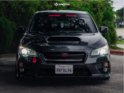 1 2017 Wrx Subaru Premium Riaction Coilovers Anovia Elder Brushed Apollo Silver