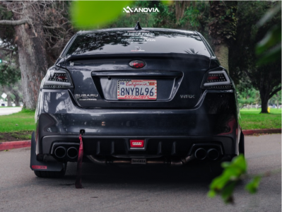 1 2017 Wrx Subaru Premium Riaction Coilovers Anovia Elder Brushed Apollo Silver