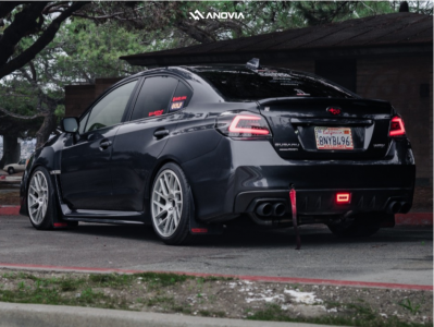 1 2017 Wrx Subaru Premium Riaction Coilovers Anovia Elder Brushed Apollo Silver