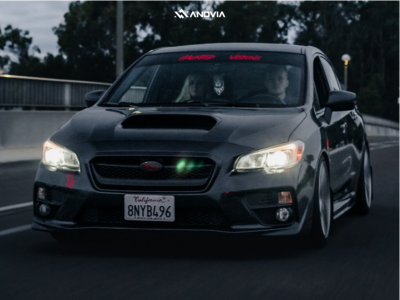 1 2017 Wrx Subaru Premium Riaction Coilovers Anovia Elder Brushed Apollo Silver