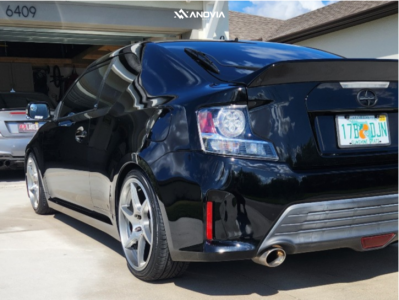 1 2016 Tc Scion Base Tein Coilovers Anovia Titan Brushed Apollo Silver