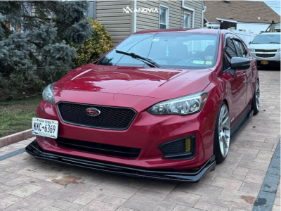 1 2017 Impreza Subaru Sport Rev9 Coilovers Anovia Elder Brushed Apollo Silver