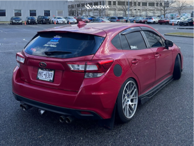 1 2017 Impreza Subaru Sport Rev9 Coilovers Anovia Elder Brushed Apollo Silver