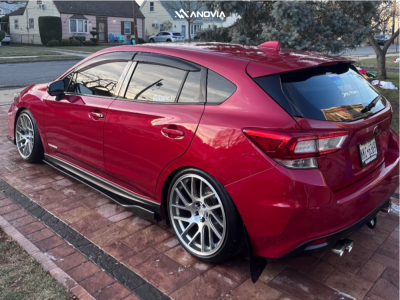 1 2017 Impreza Subaru Sport Rev9 Coilovers Anovia Elder Brushed Apollo Silver